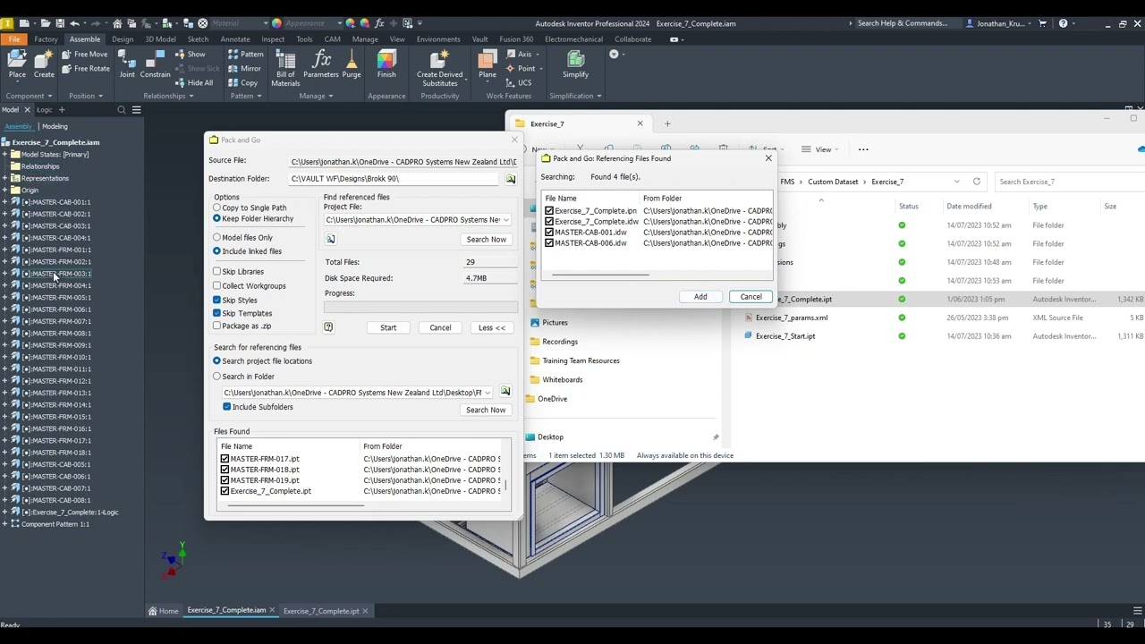 How to use Pack and Go in Autodesk Inventor