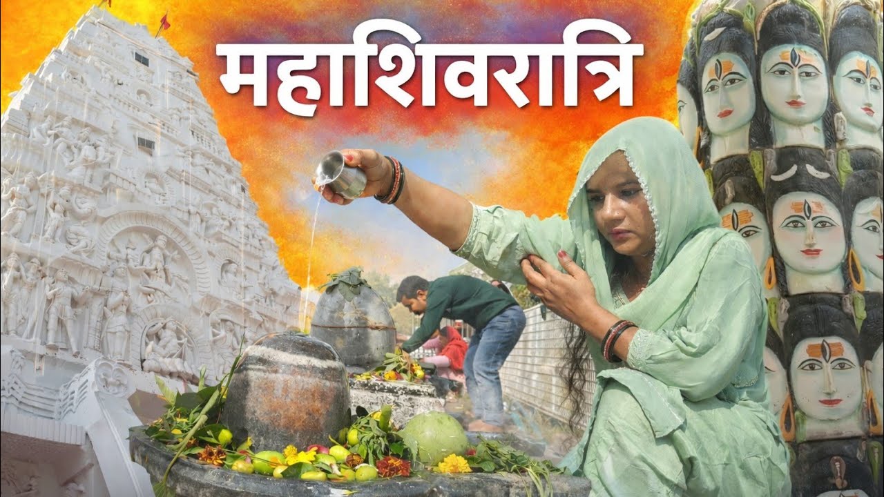 How to Celebrate Maha Shivratri at Shiv Mandir 🕉️ | Shivratri Puja Vlog | Har Har Mahadev|vlogs 10