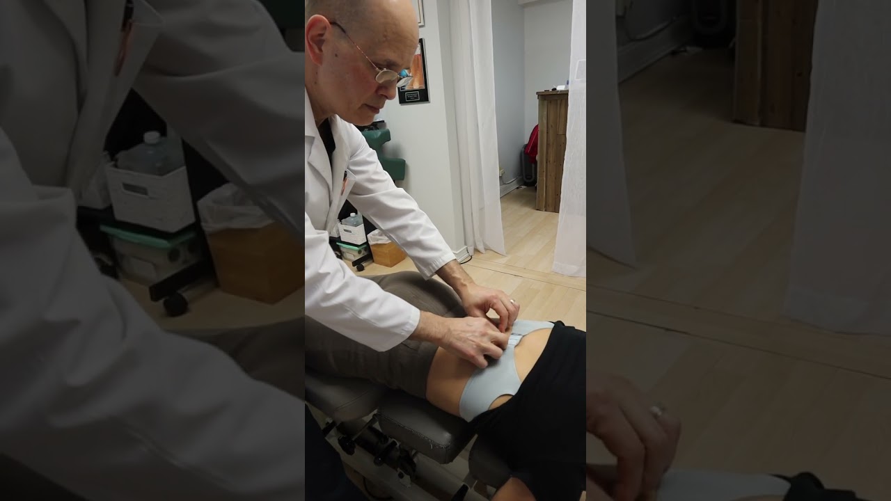 Major Cracking Noise From Pulling Patient&rsquo;s Skin!? #chiropractic #cracks