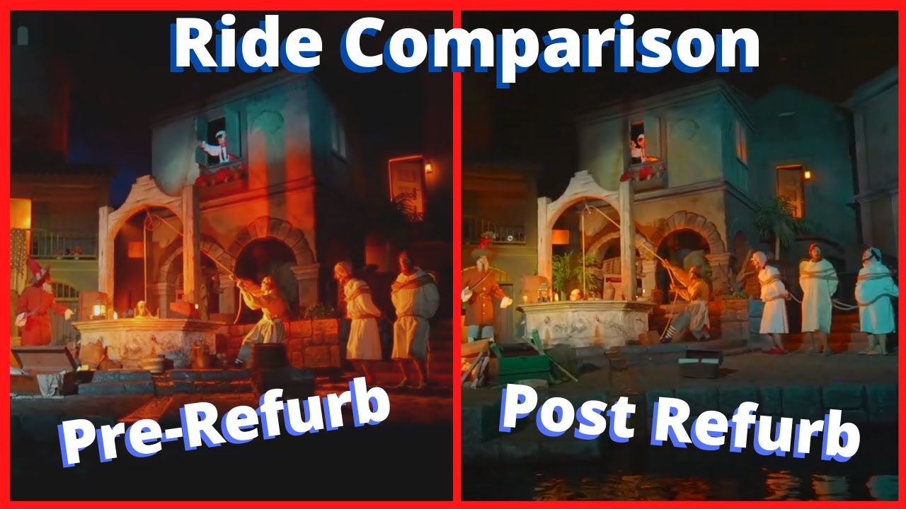 [NEW] Pirates of the Caribbean 2022 | Pre-Refurb vs Post Refurb