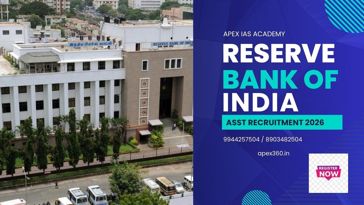 Apex Competitive Exam Prep | RBI Assistant Vacancy Alert | RBI Assistant Job Profile & Salary