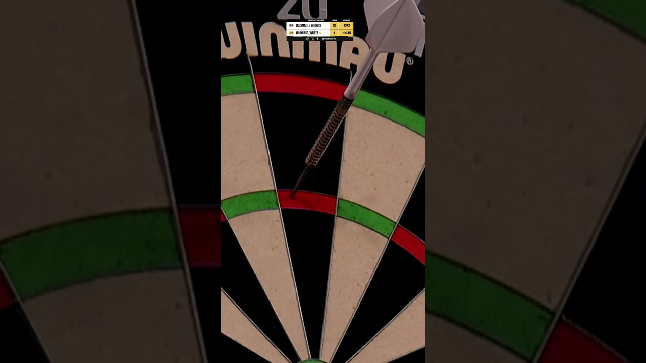 12 Year Old *INSANE* Darts Checkout! 😱🔥 #darts #180