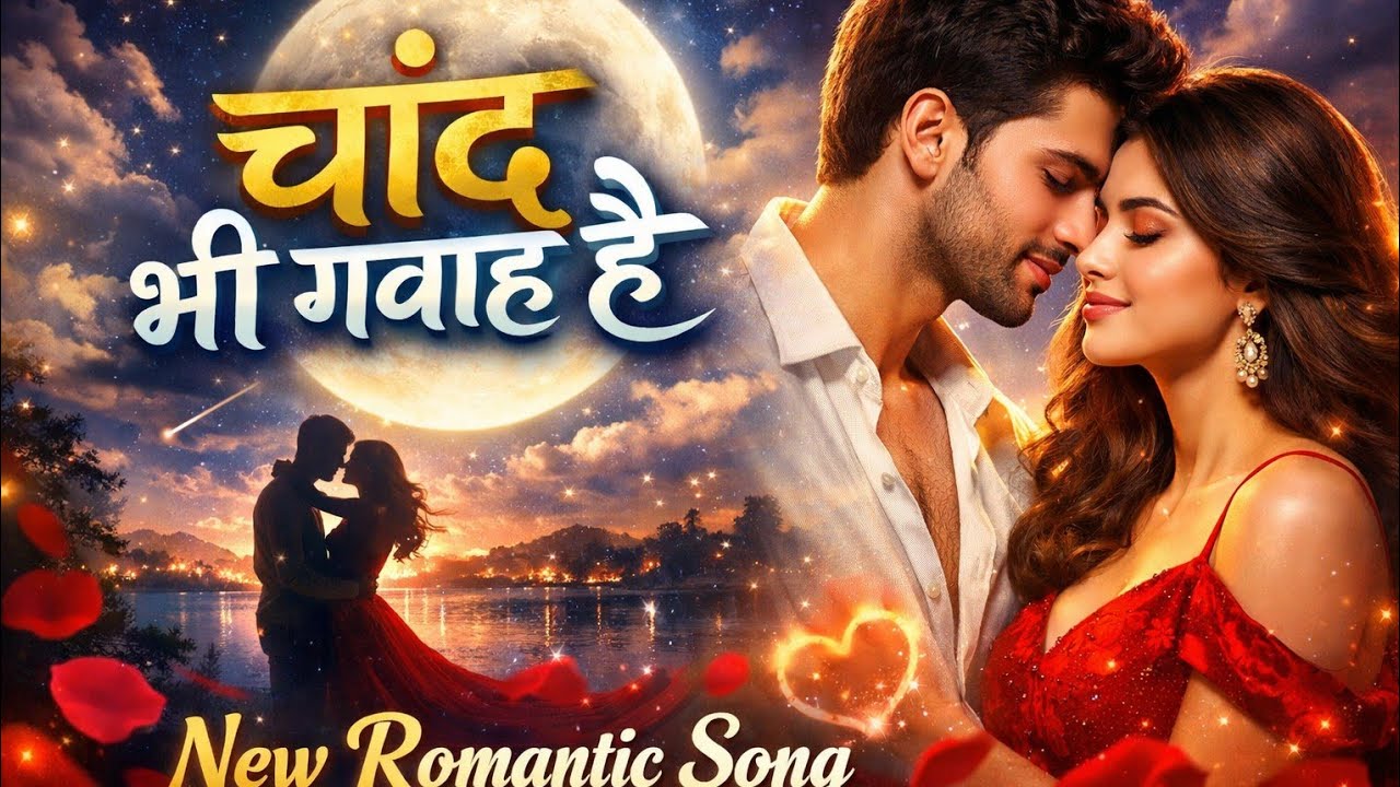 चांद भी गवाह है | Chand bhi gavah hai | new Hindi song #trendingsong2026