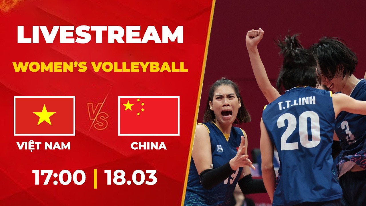🏐 Việt Nam vs China | Women's Volleyball | Áp Lực khủng Khiếp, Dồn Ép Đối Thủ Nghẹt Thở