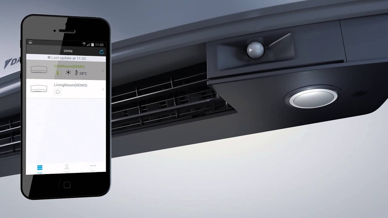 Daikin Emura is a stylish wall mounted indoor heating & cooling air source heat pump unit