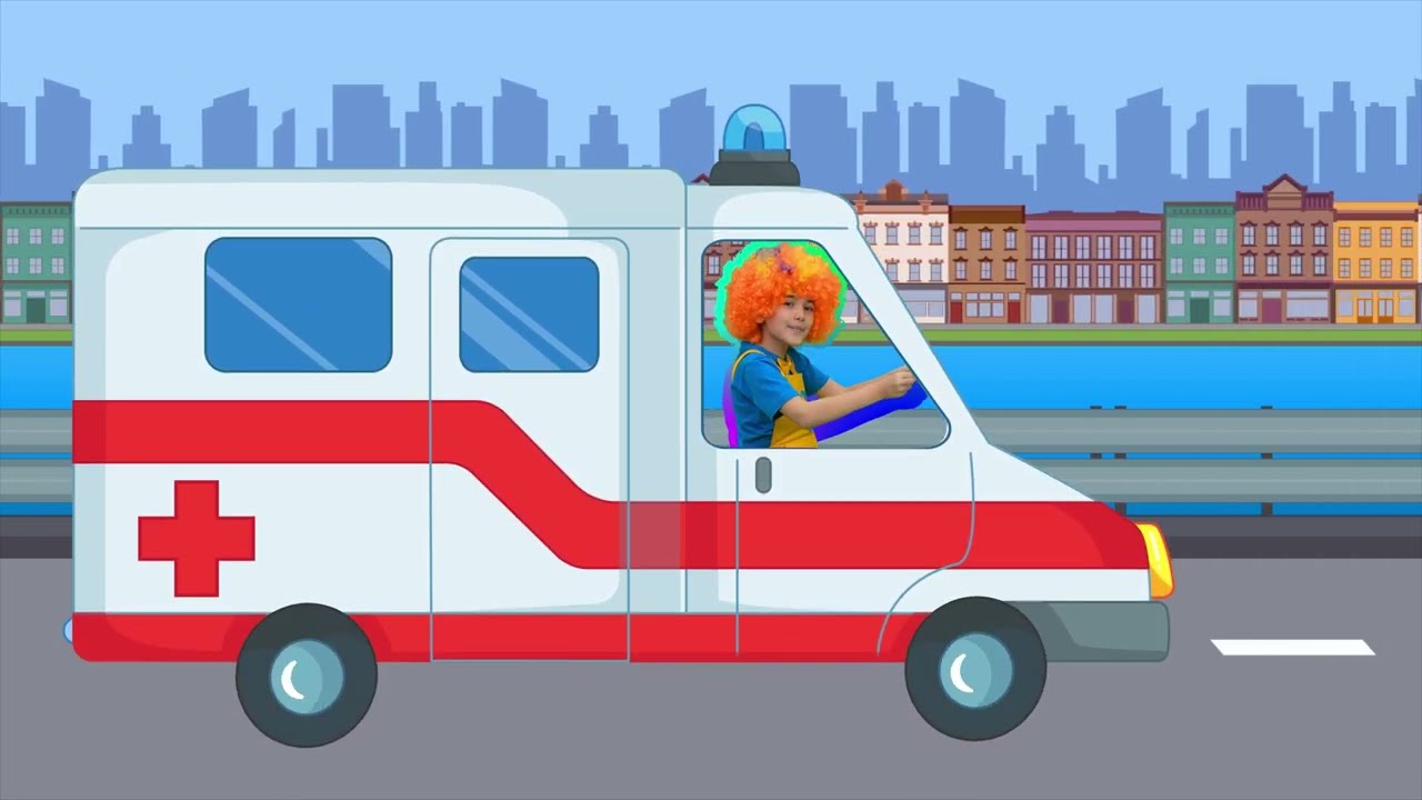 Fire Truck and Ambulance - Mojo Berry Kids Songs