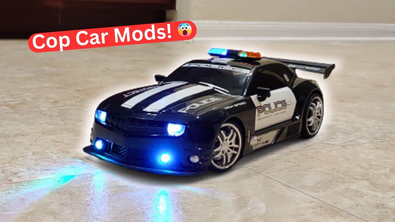 RC COP CAR MODS (CAMARO) | LIGHTS AND SIREN INSTALL