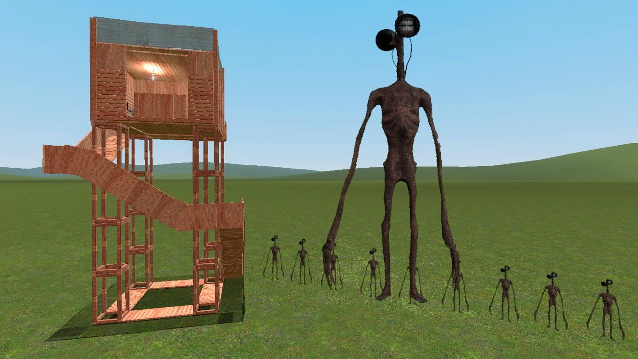 Siren Head Vs Nextbot Vs Towers In Garry's Mod!
