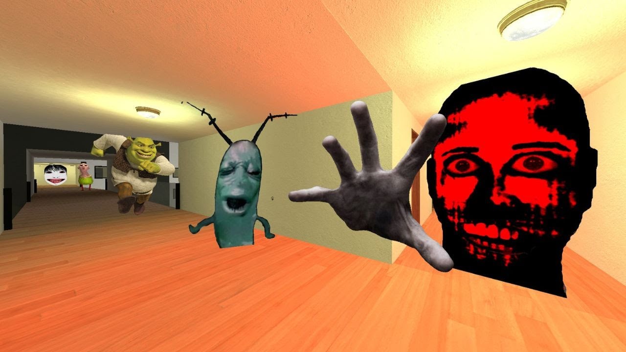 МЕНЯ ЗОВУТ СЕЛЕНА ШИРК ХЭНД И ПЛАНКТОН КЛОКЕР NEXTBOTS В ОТЕЛЕ #Gmod m1 #Nextbots
