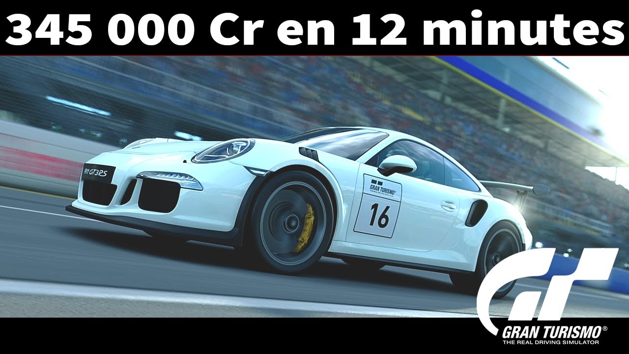 GRAN TURISMO SPORT FR - 345 000 Cr EN 12 MINUTES ! - ARGENT 