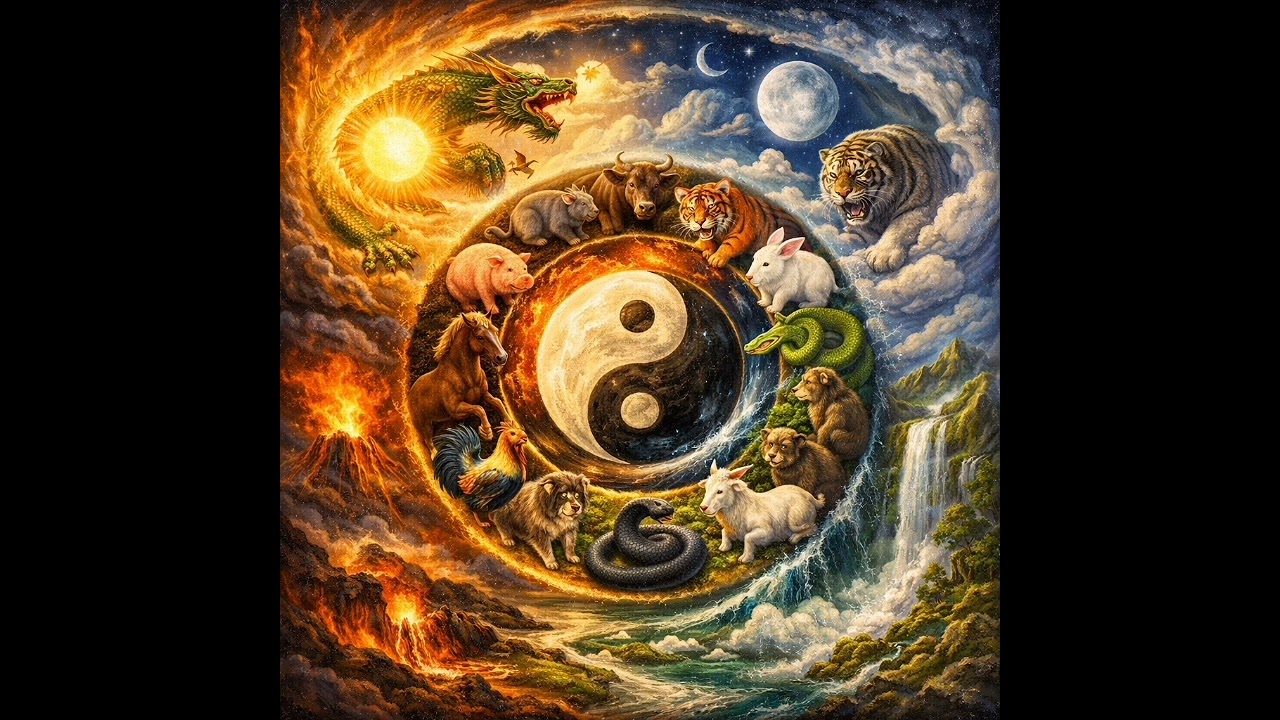 12 Con Giáp – 12 Số Phận/nhạc cổ phong trung hoa /@TâmNghe Music 