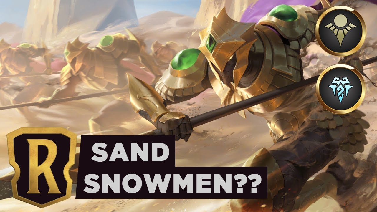 AZIR's Iceborn Sand Soldiers | Legends of Runeterra Deck