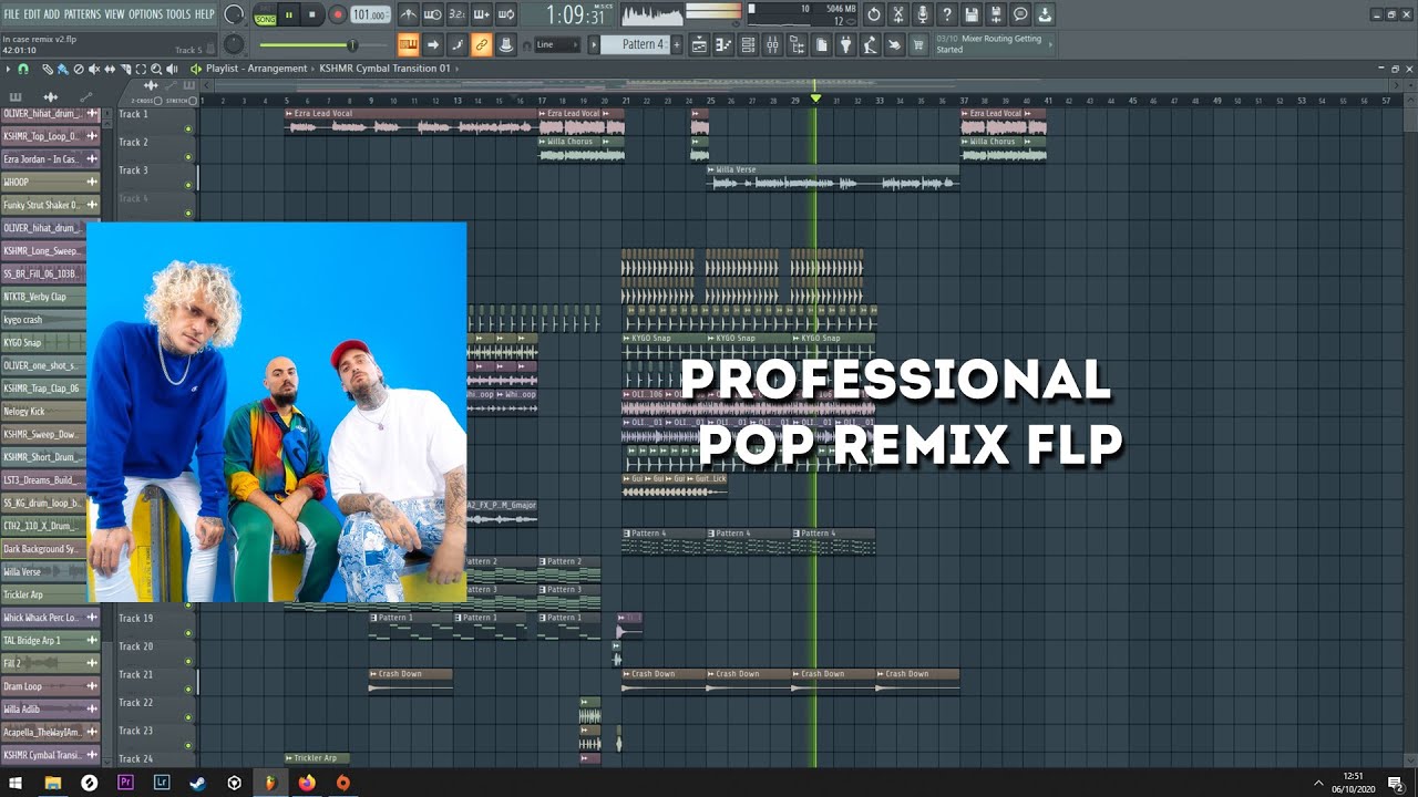 Professional POP Remix FLP (Cheat Codes, Neiked Style)
