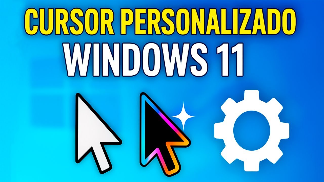 Como Poner Cursor Personalizado en Windows 11 | Cambiar el Puntero del Mouse Fácil y Rápido