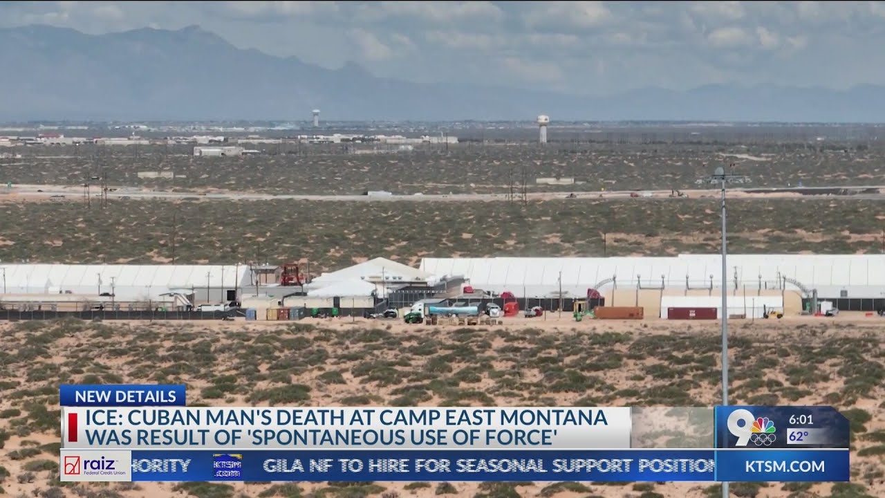 ICE: Migrant death from 'spontaneous use of force'