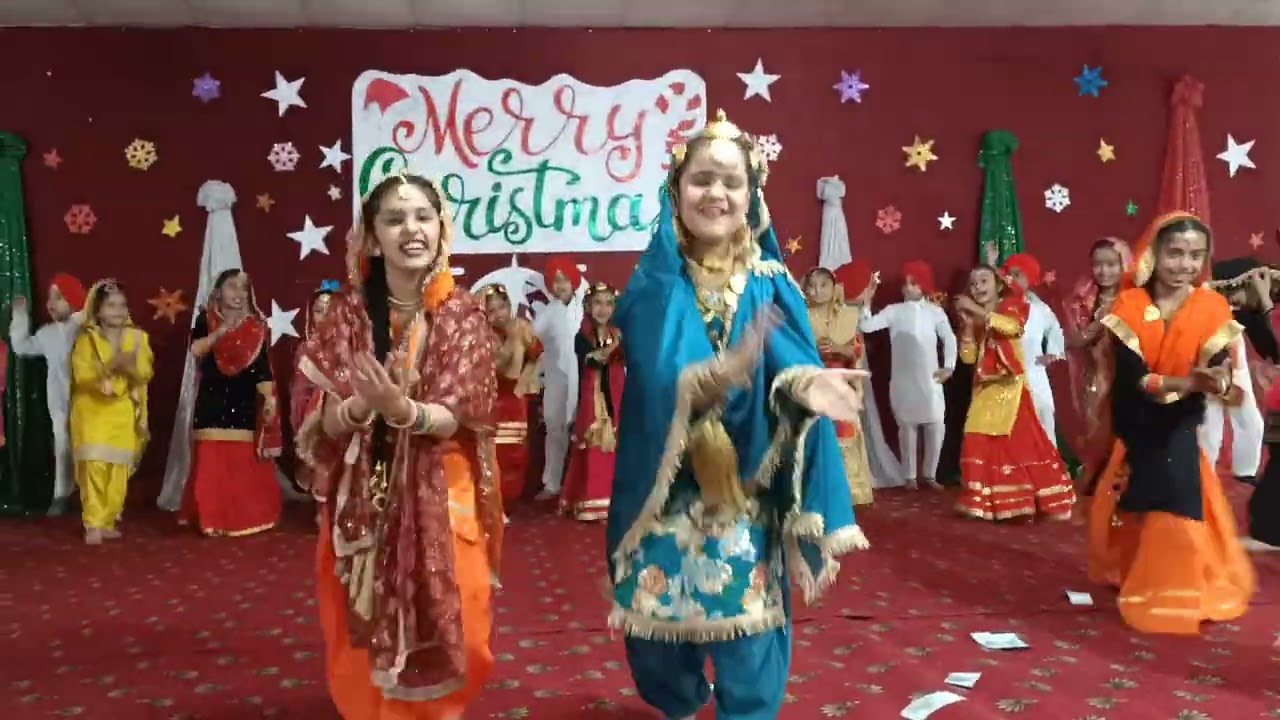 Gidha Bhangra | Christmas Day Celebration 2024 | St. Judes Convent School Nakodar