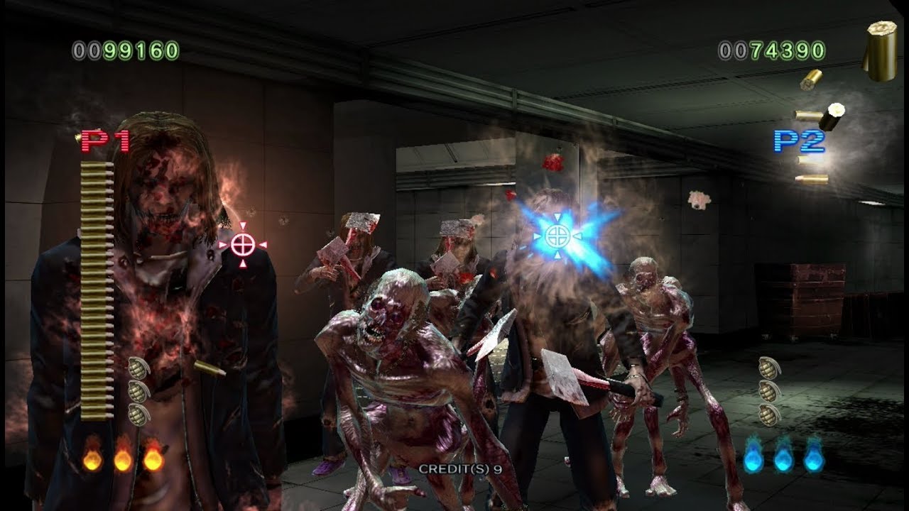 The House of the Dead 4 PS3 2 player 60fps