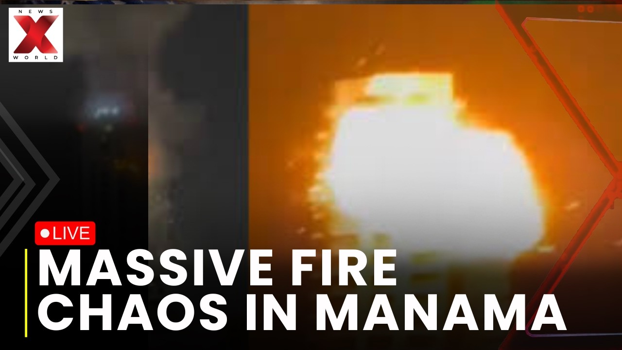 Israel-Iran War LIVE : Massive Fire Breaks Out Inside Residential Tower in Manama