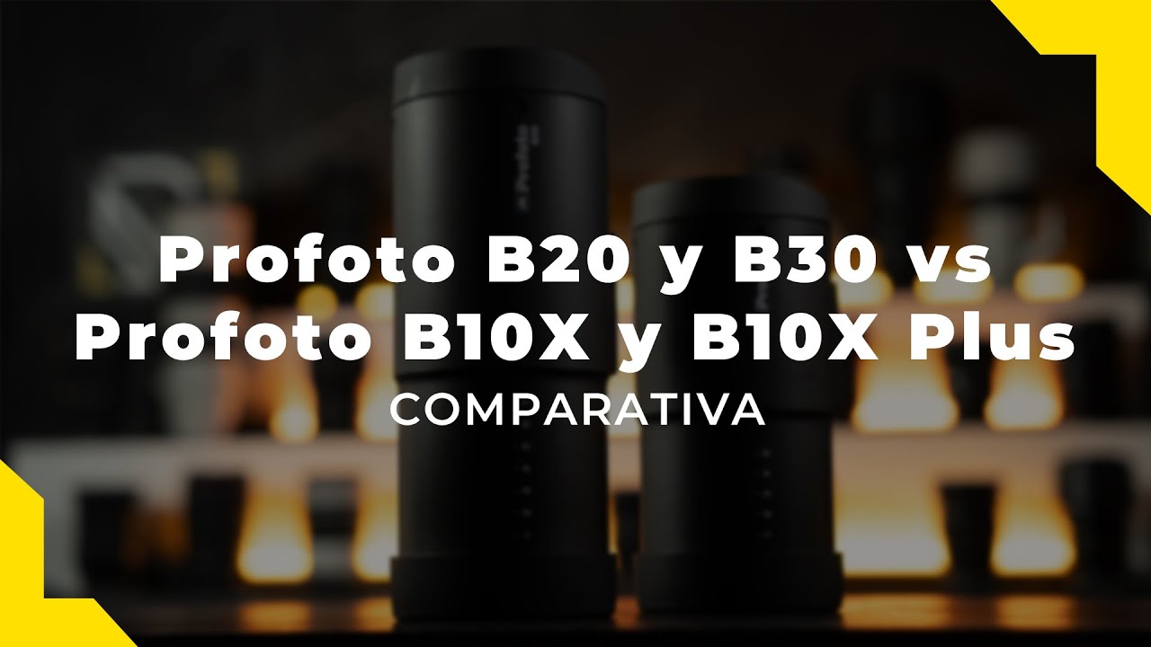 Profoto B20 y B30 vs Profoto B10X y B10X Plus | Comparativa