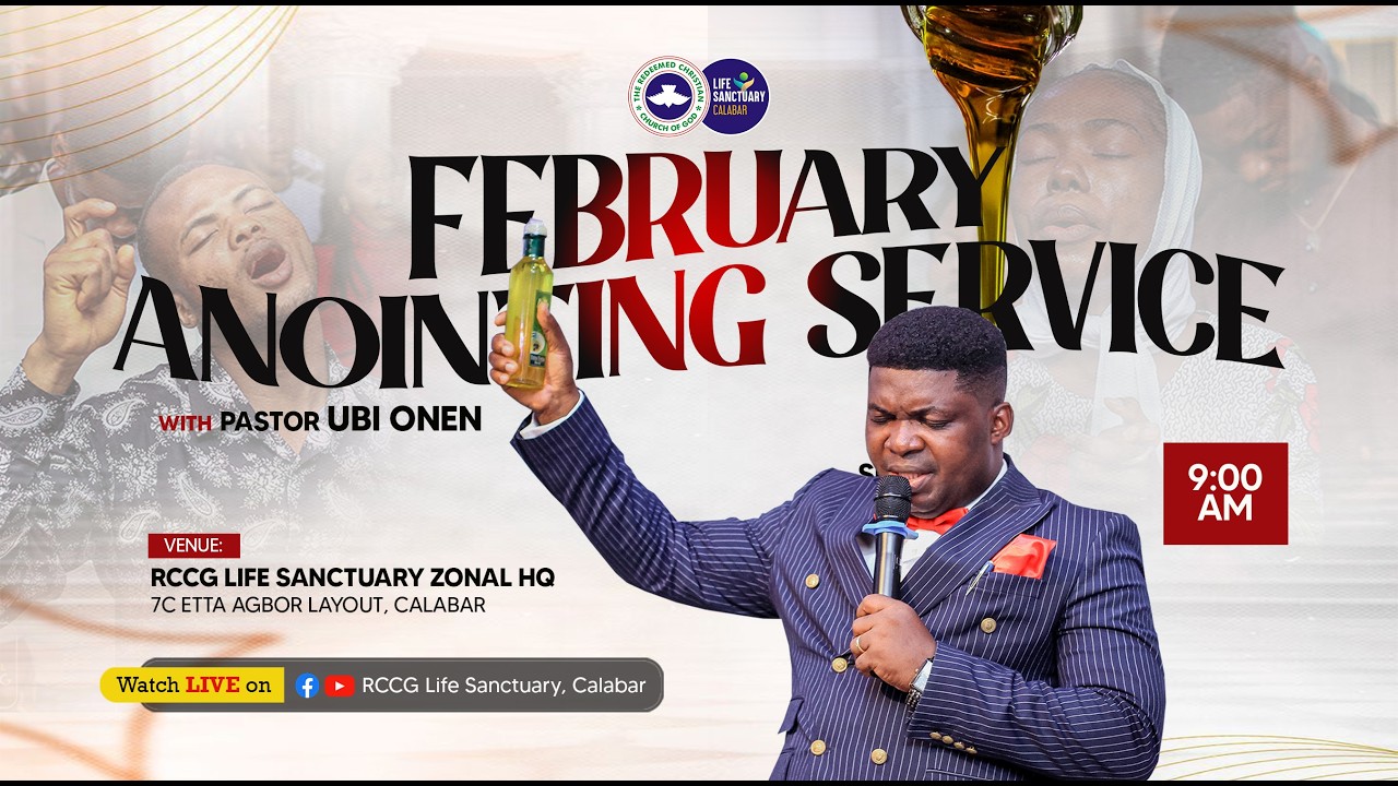FEBRUARY ANOINTING SERVICE WITH PASTOR UBI ONEN || 8TH FEB. 2026