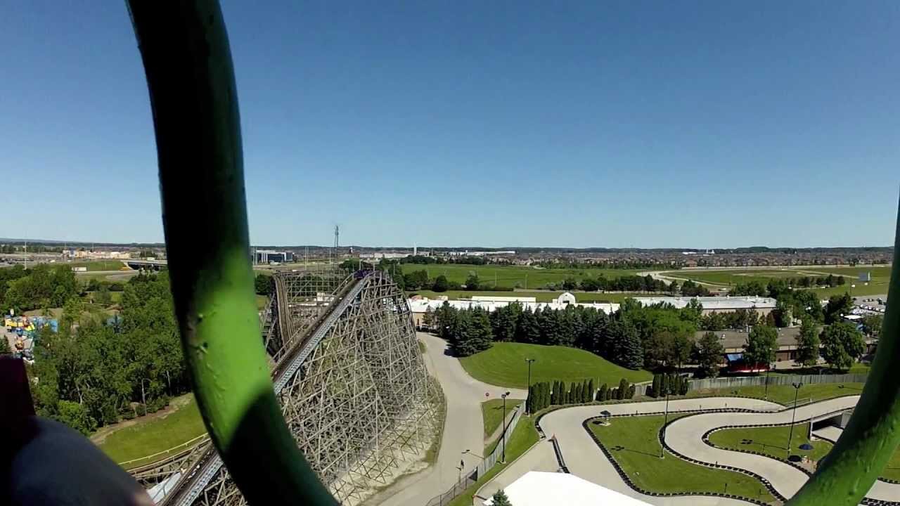 Drop Tower: Scream Zone On-Ride POV at Canada's Wonderland - Toronto, Ontario, Canada