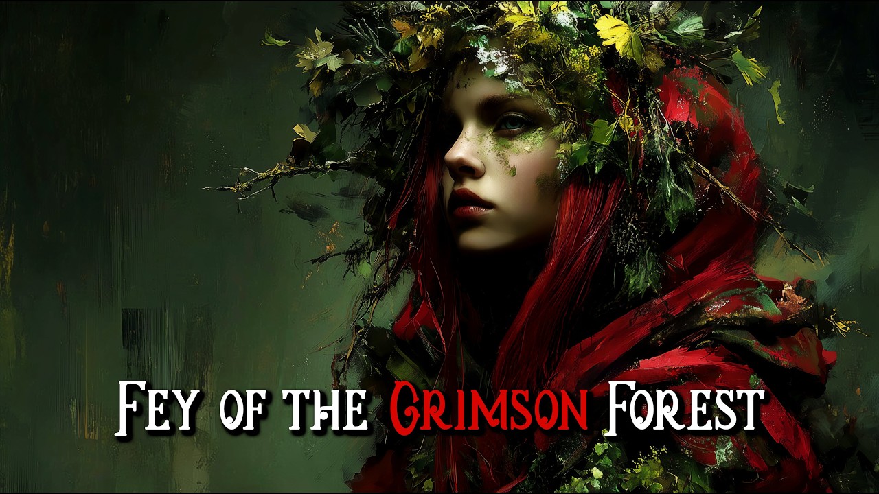 Fey of the Crimson Forest 🌲 Relaxing Celtic Fantasy Music 🌙 Enchanting and Magical Atmosphere