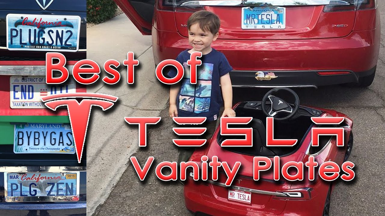 Tesla Vanity Plates - Best of Personalized Tesla License Plates