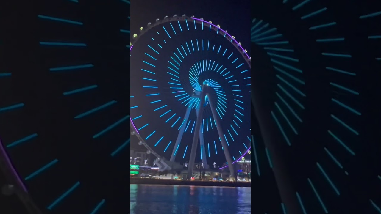 Biggest Joint Wheel of Dubai @ThinkPosiTube  
