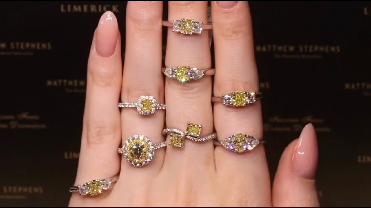 Fancy Yellow Diamond Rings from Matthew Stephens Jewellers
