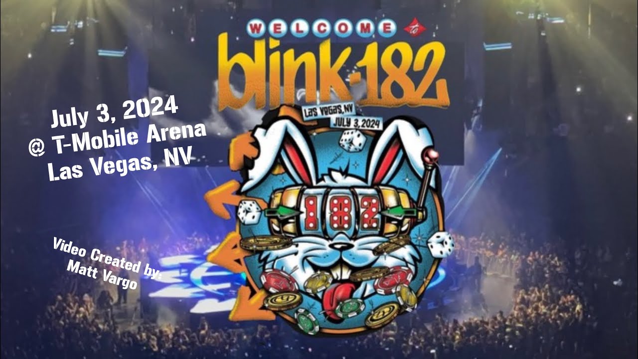 Blink-182 July 3, 2024 at TMobile Arena Las Vegas, NV
