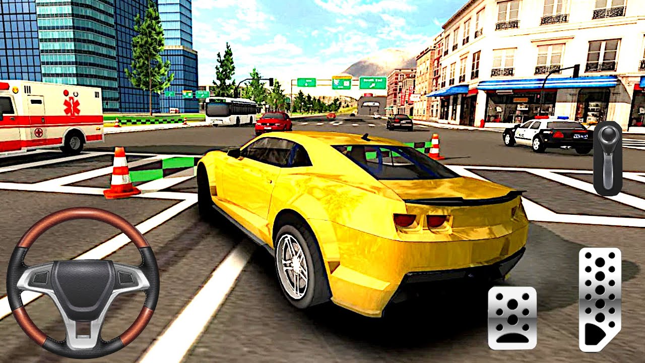 Chasing Criminals in Luxury Police Car - Crime Car Driving Simulator - Android Gameplay
