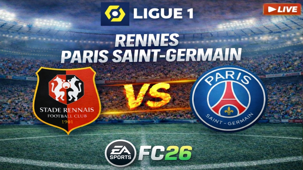Rennes 2 vs 1 Paris Saint-Germain LIVE 🔴 | Ligue 1 Clash | PS5 FC 26 Full Match