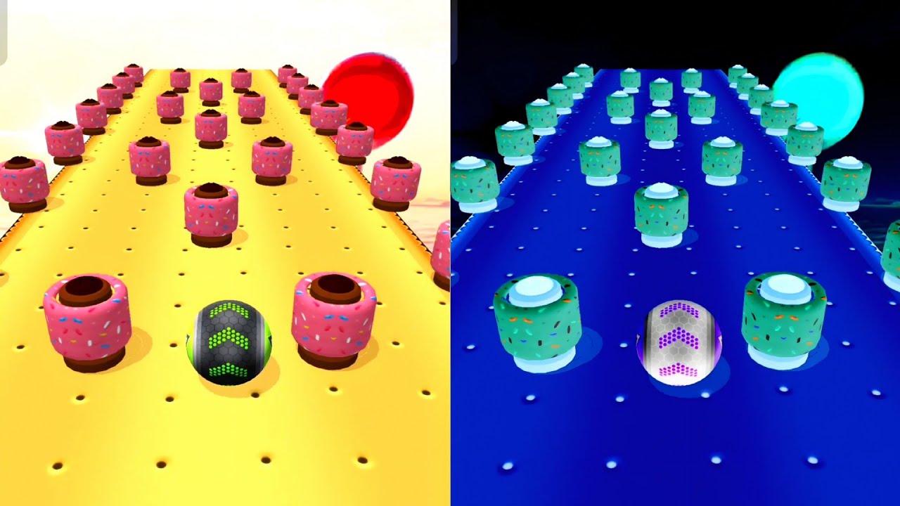 Reverse Night vs Normal – Going Balls MASTER PRO Speedrun! Android/iOS #Gaming #Ball
