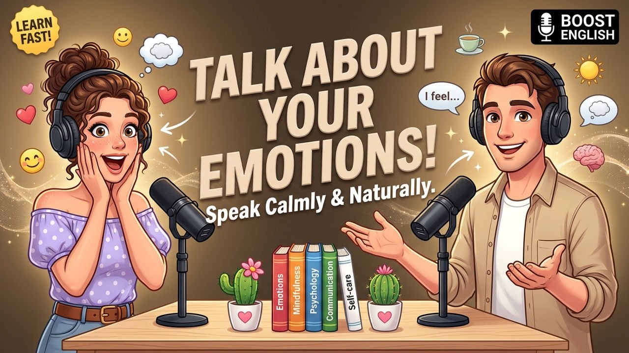 Express Your Feelings in English | Speak Naturally & Confidently | Boost English Podcast