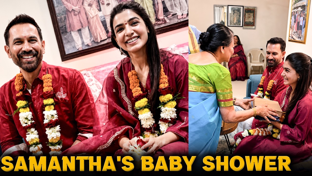 😍 Samantha Baby Shower Function ❤️ Husband Raj Nidimoru | Pregnancy | Maternity Photos | Latest News