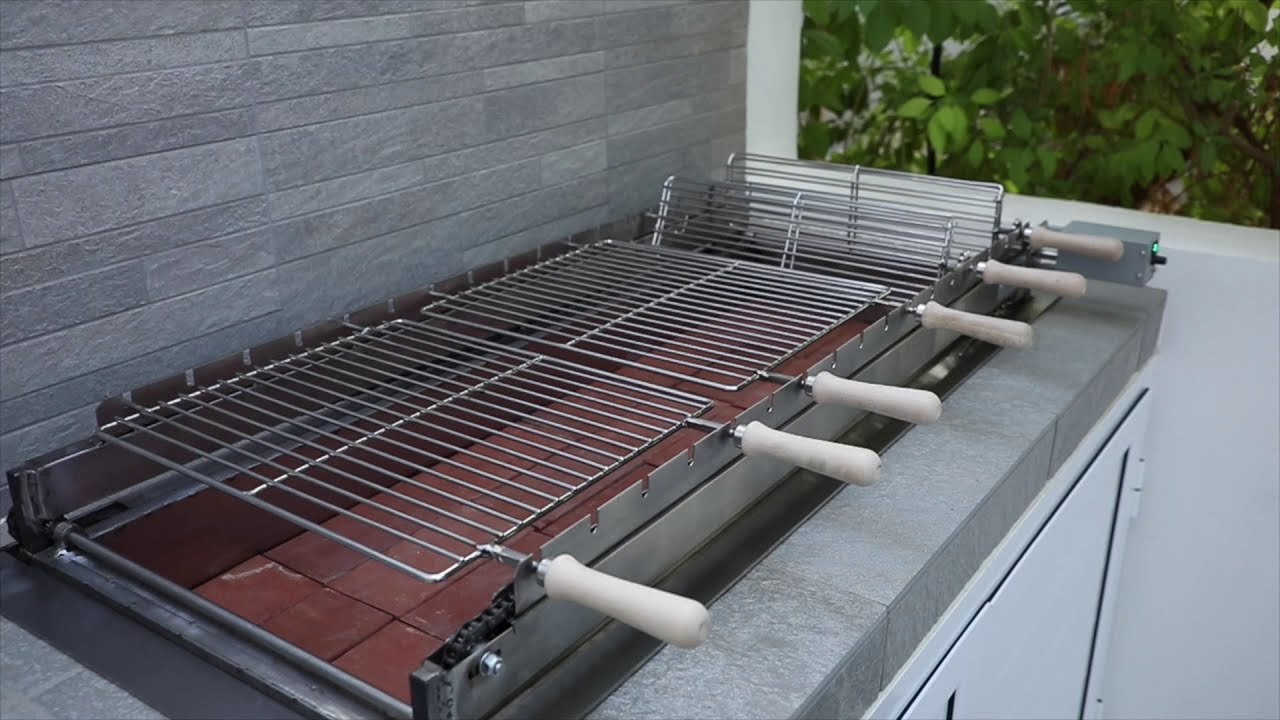 Stainless steel BBQ! Korakas BBQ -Foukou
