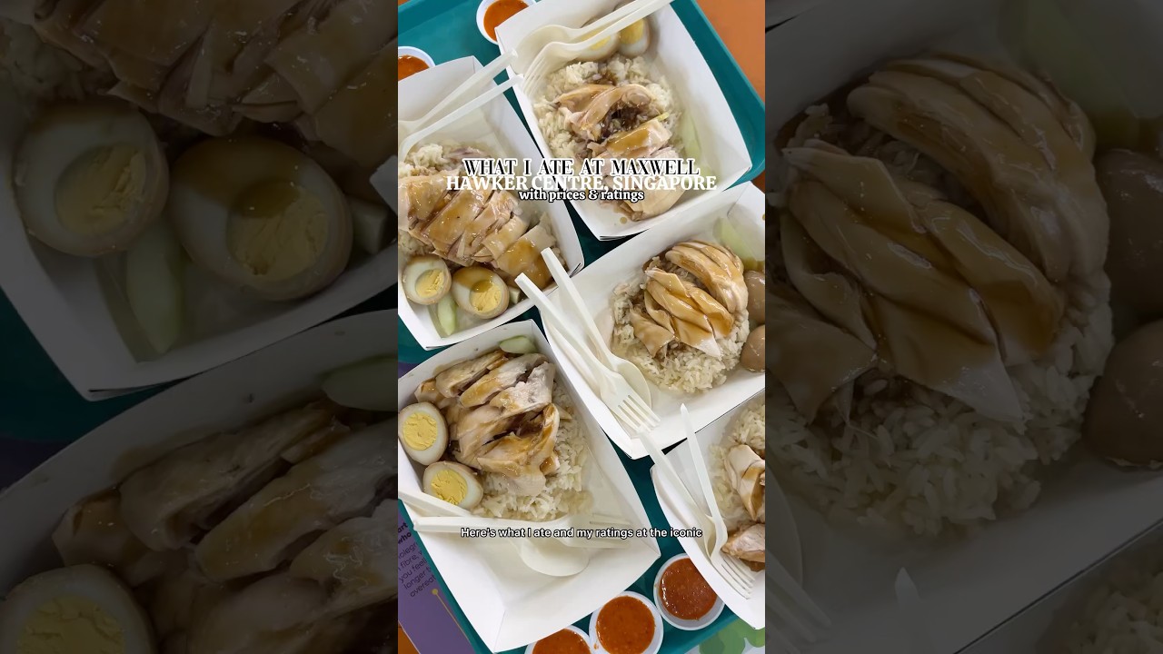 What I Ate at the Maxwell Hawker Centre in Singapore