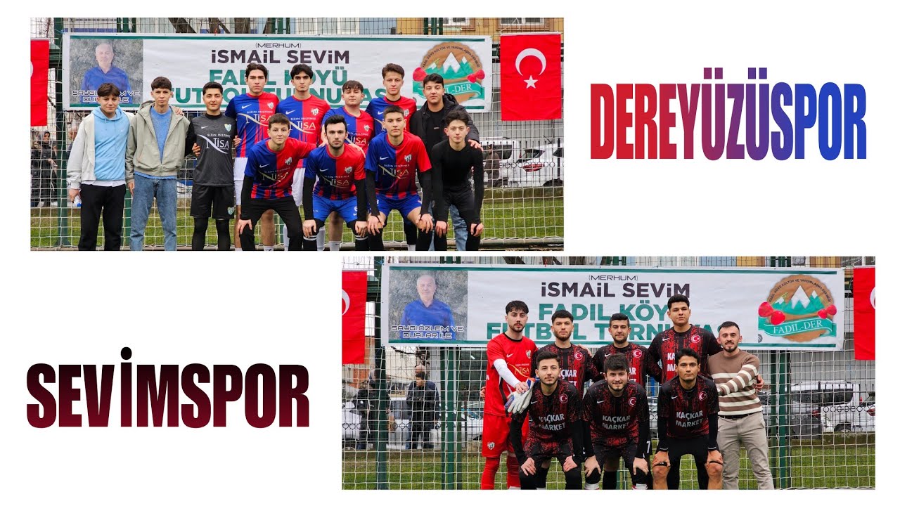 DEREYÜZÜSPOR 🎽⚽️ SEVİMSPOR FİNAL MAÇI ÖZET GÖRÜNTÜLERİ