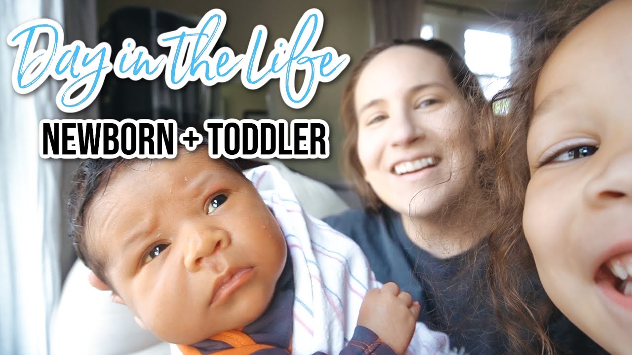 SOLO DITL WITH A NEWBORN AND A TODDLER 2021 | REALISTIC SAHM DITL WITH A NEWBORN | PATRICIA MARIE