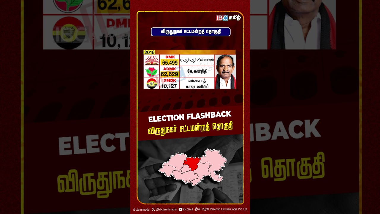 விருதுநகர் சட்டமன்றத் தொகுதி | Virudhunagar Assembly Constituency | Election Flashback | IBC Tamil