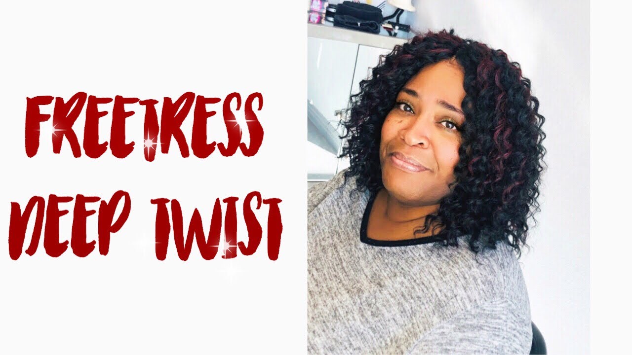 Flawless Freetress 10 Inch Deep Twist With Invisible Part