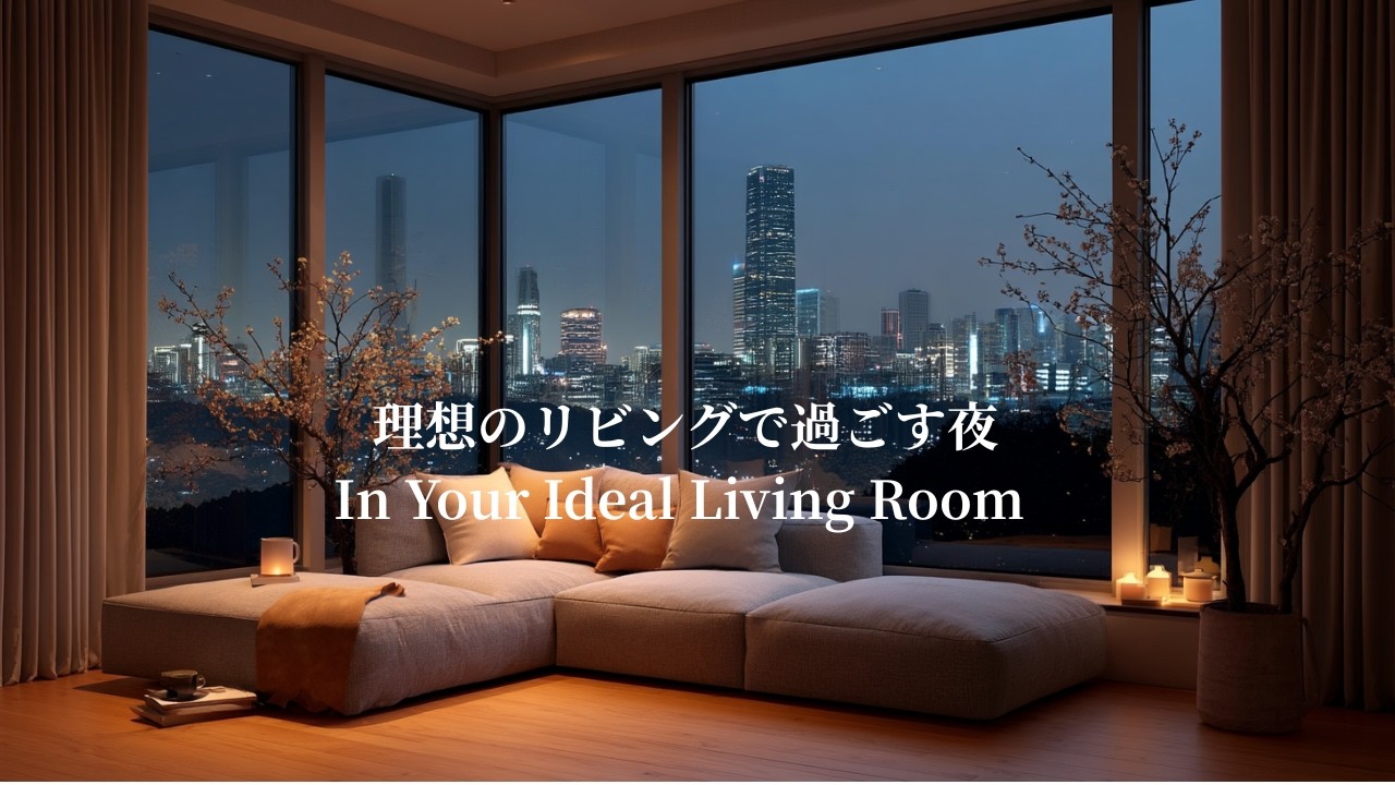 【夜の癒しBGM】理想のリビングで過ごす夜｜In Your Ideal Living Room