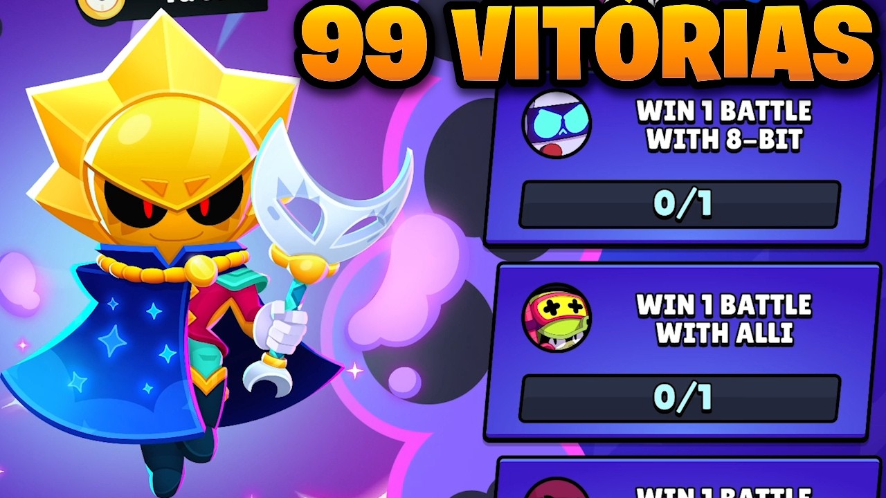DESBLOQUEANDO O SIRIUS DE GRA&Ccedil;A AO VIVO COM 99 VIT&Oacute;RIAS! BRAWL STARS!