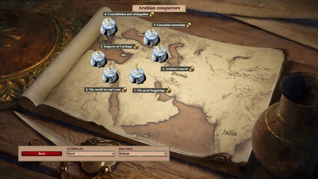 Emperor of Carthago  - HARD- mission 5- Arabian conquerors- AoE2:DE