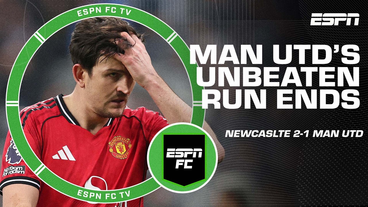 ‘Opportunity NOT TAKEN!’ ❌ Manchester United’s unbeaten run ended by Newcastle | ESPN FC