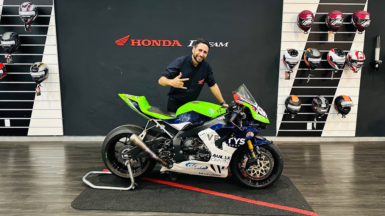 Transformando CBR 1000RR-R de rua em moto de pista