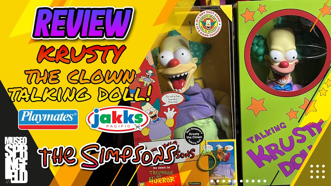#review Comparando los Krusty Doll de Playmates y Jakks Pacific | MUSEO SPRINGFIELD MX
