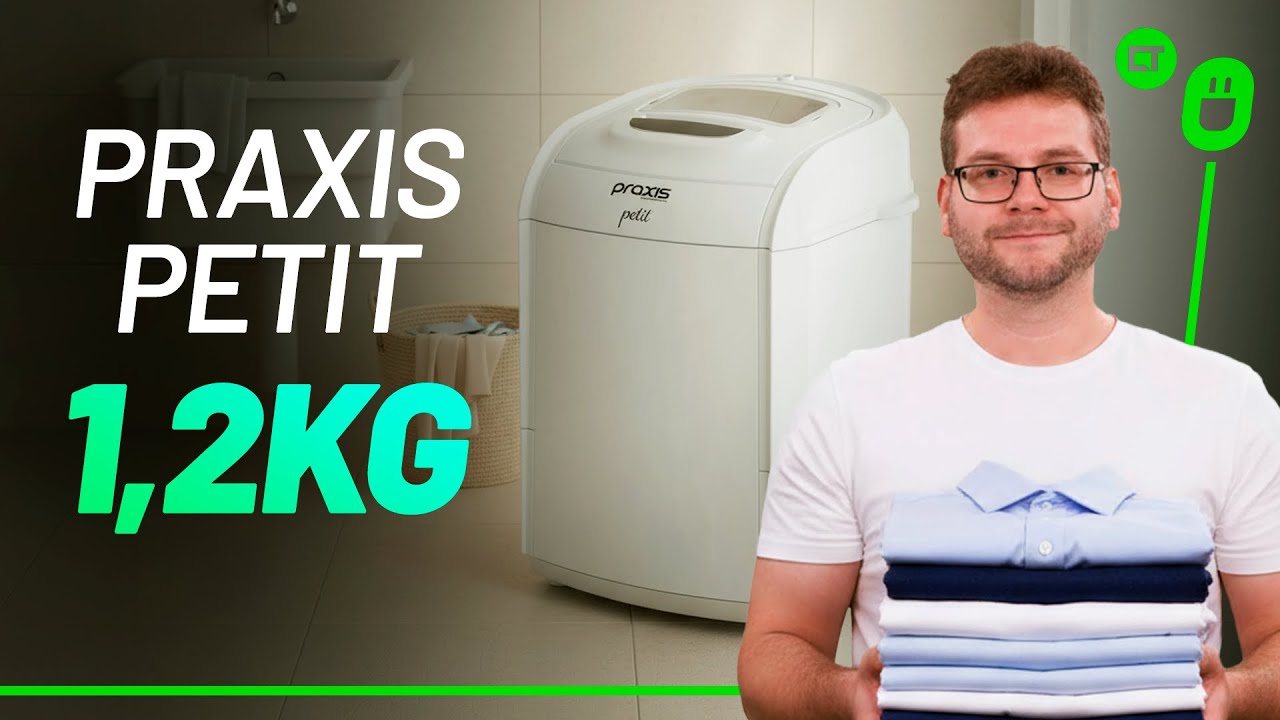 Praxis Petit 1,2kg: A solução para suas roupas do dia a dia!