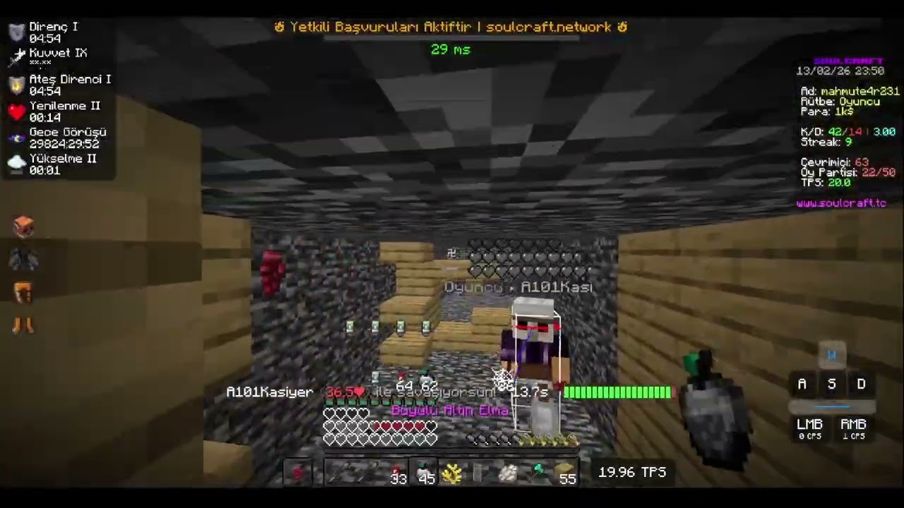 SoulCraft | A101Kasiyer 2. Hile Videosu