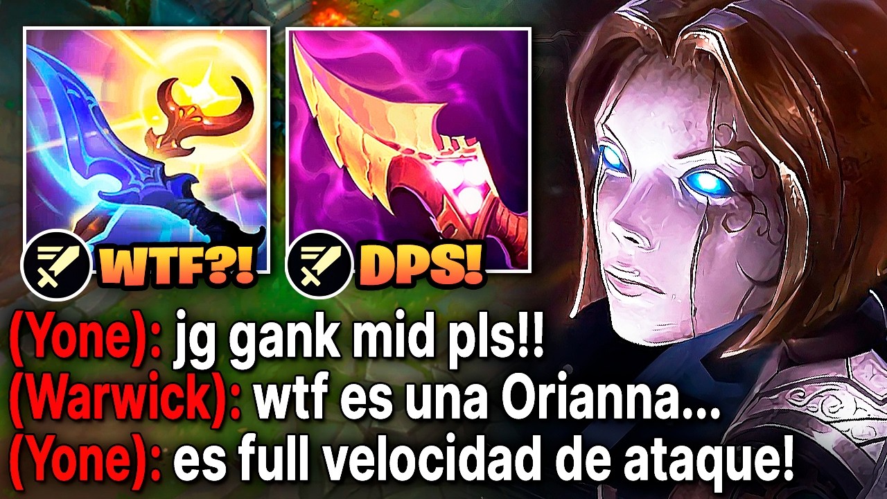 Orianna pero 100% velocidad de ataque y cada básico desintegra al rival